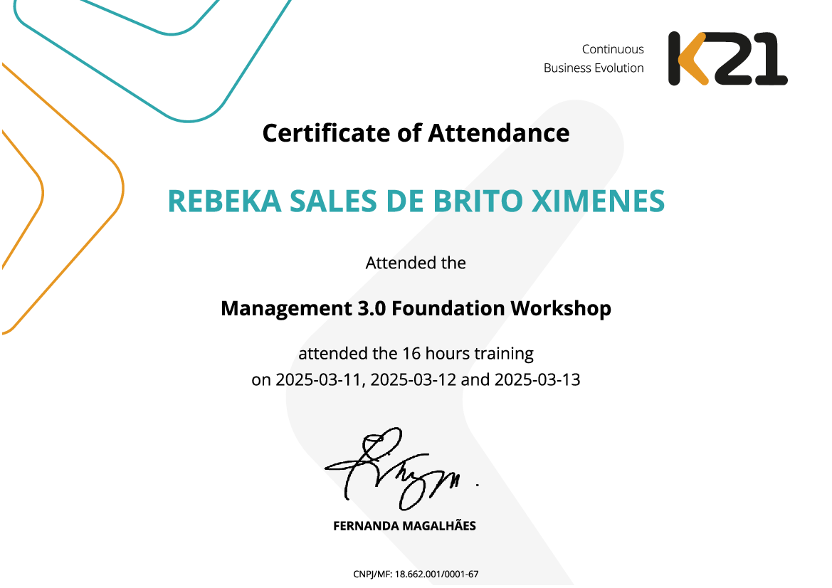 Certificado K21